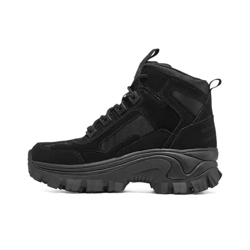 Skechers Street Blo High Top массивные кроссовки женские черные