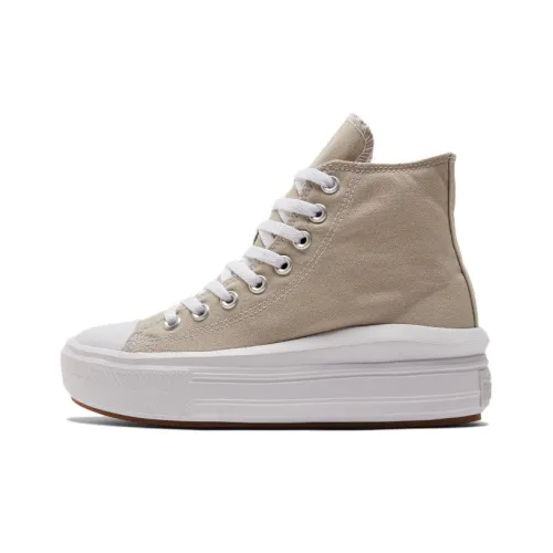 Конверс All Star Move High Топ Кеды Женские Серый Коричневый