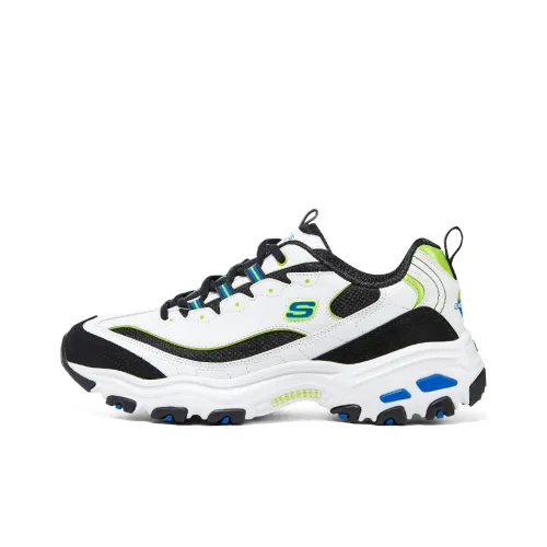 Skechers D'LITES 1,0 D'LITES 1,0 Earth Low Top Cushioned Sneakers Men's Blue Black