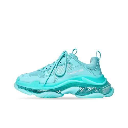 Balenciaga Triple S Low Top Athletic Обувь Женские Blue