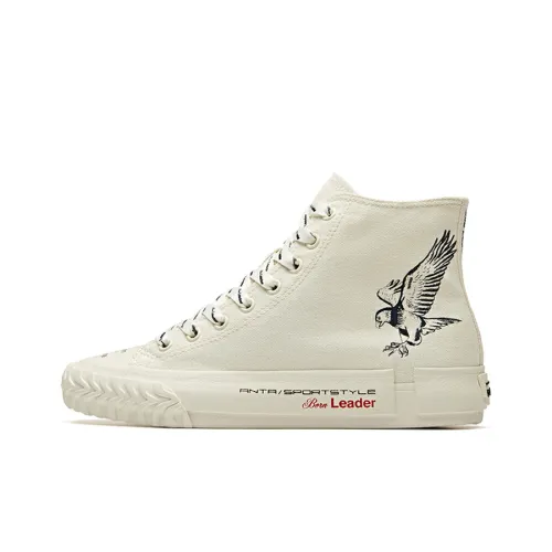 ANTA X Robert Geller Дизайнер Co Коллекция High Топ Кеды Женские Белые Черные