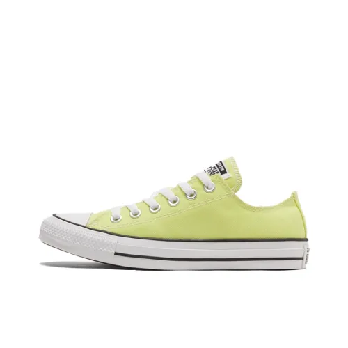 Converse Chuck Taylor All Star Износостойкие Легкие Амортизирующие Низкие Кеды Унисекс Зеленые