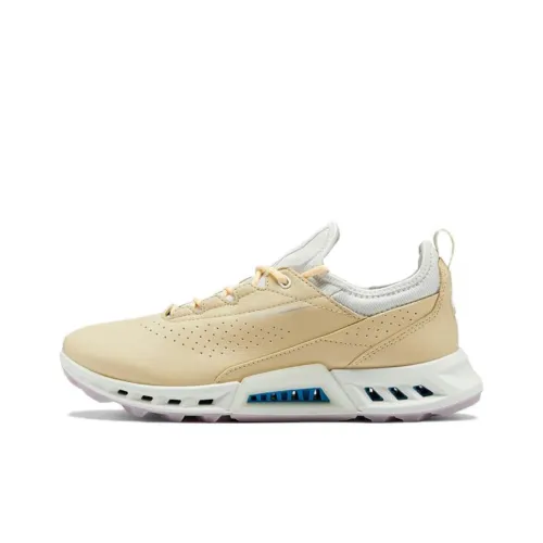 Ecco Golf Shoes Низкий Топ Желтый Белый Женские