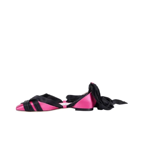 Jimmy Choo Louren Планшет Повседневная Обувь Планшет Женская Черный Розовый