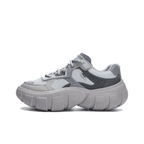 FILA BOLLA Противоскользящие Износостойкие Дышащие Низкие Кеды Женские Серые