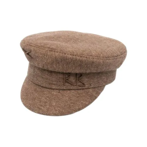 RUSLAN BAGINSKIY Хлопок Береты Женские Коричневый