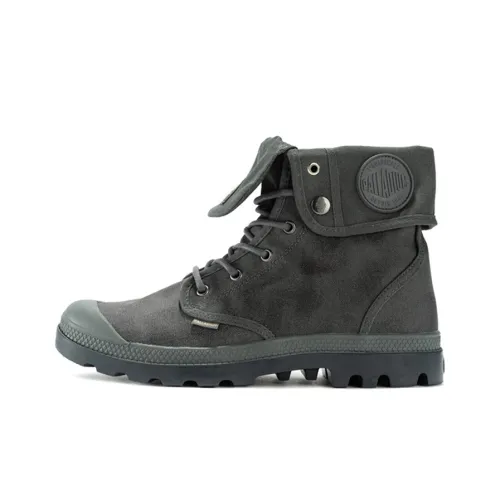 Palladium Pampa Baggy Парафин Сахара Устойчивый к истиранию Дышащий Противоскользящий Высокий Топ Обувь Унисекс Сплав Серый