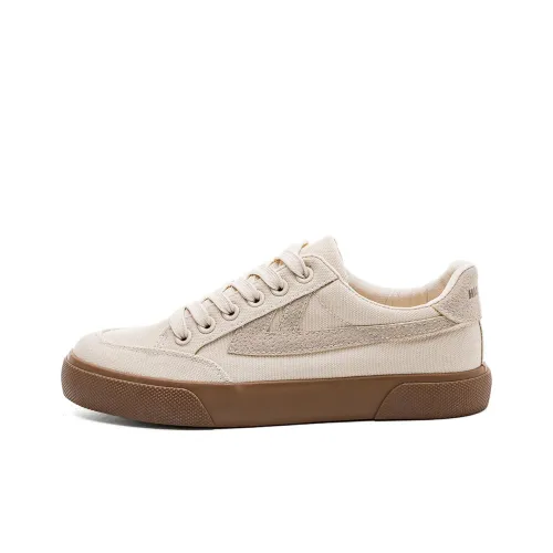 Warrior Low-Top Canvas Shoes Beige/Brown Unisex  
Warrior Низкие кеды Бежевый/Коричневый Унисекс