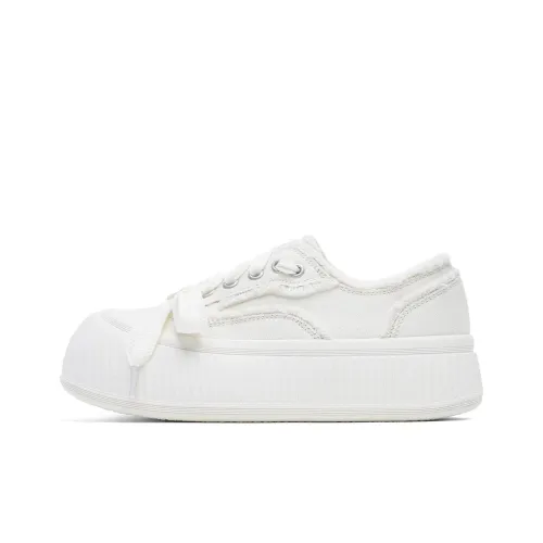 Dickies Low-Top Canvas Shoes Beige Women's