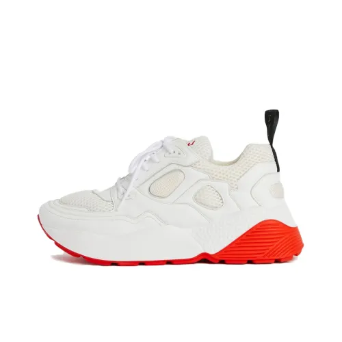 Stella McCartney Eclypse Low Топ Толстоподошвенные кроссовки Унисекс Белый Красный