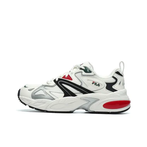 FILA DOLPHIN Low Топ Толстая подошва Кроссовки Женские Белые Черные Красные