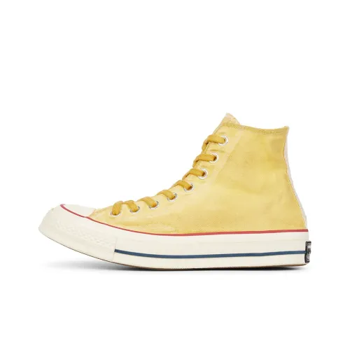 Конверс 1970s Турумерк Окрашенные Высокие Кеды Унисекс Светлый Желтый