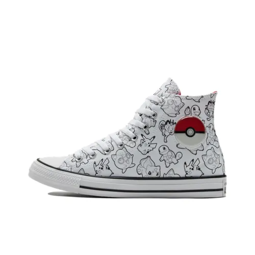 Converse Chuck Taylor All Star 'Poké Шар' Высокие Кеды Унисекс Белые