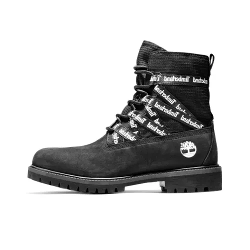 Timberland PREMIUM Термическая Колено Высокая Уличная Обувь Мужская Черный Белый