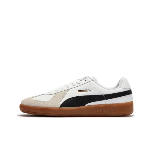 PUMA Army Trainer Low Топ Скейтборд Кроссовки Унисекс Белый Черный