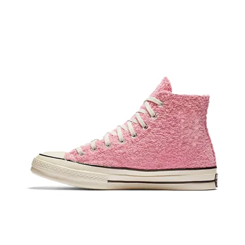 Converse Chuck Taylor All Star 70 High 'Флоковый Кролик' Устойчивый к истиранию Термостойкий Высокие Кеды Унисекс Розовый