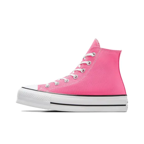 Converse Chuck Taylor All Star Платформа Canvas High Топ Кеды Женские Розовый
