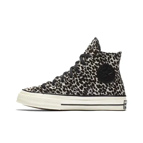 Конверс Chunk Taylor 1970s Hi High Топ Кеды Женские Леопардовый принт Замша