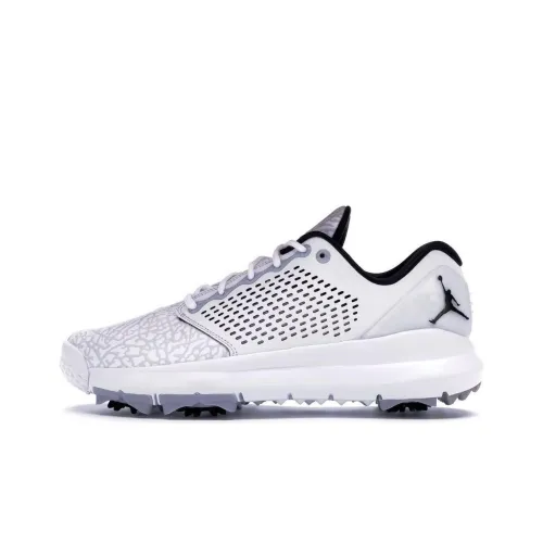 Jordan Trainer ST Амортизация Низкий Топ Обувь для гольфа Мужская Белая