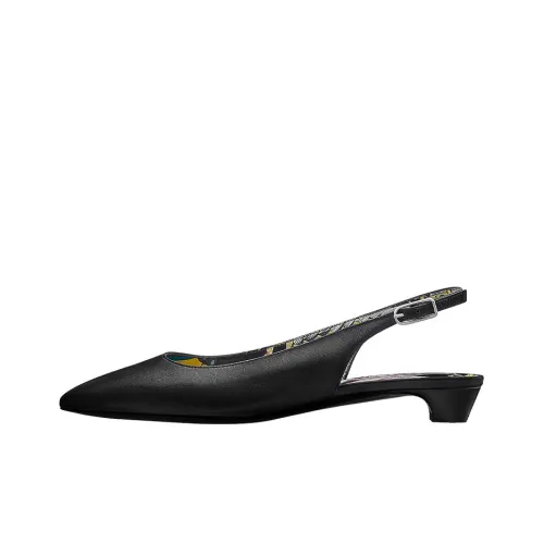 HERMES Fantaisie BOTANIQUE Женские повседневные туфли Женские Черный