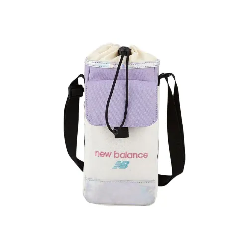 New Balance Полиэстер Бутылочная Сумка через плечо Сумка на одно плечо Сумка через плечо Женская Фиолетовая Бежевая