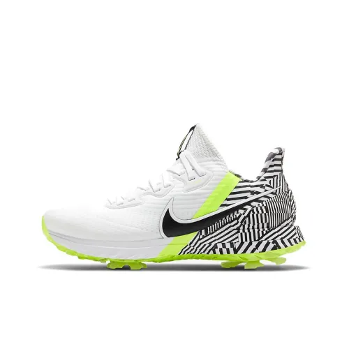 Nike Air Zoom Infinity Shock Absorbers Slip-resistant Low Golf Shoes Unisex White Green Найк Эйр Зум Инфинити Шок Абсорберз Слип-Резистент Низкие Туфли для гольфа Унисекс Белый Зеленый