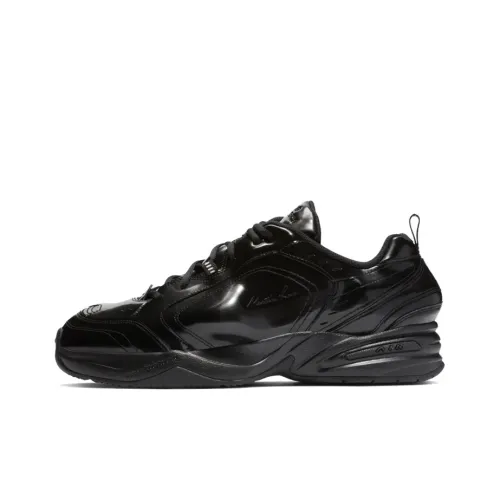 MARTINE ROSE x Nike Air King 4 Коллаборация Низкий топ Толстая подошва Кроссовки Унисекс Черный Воин