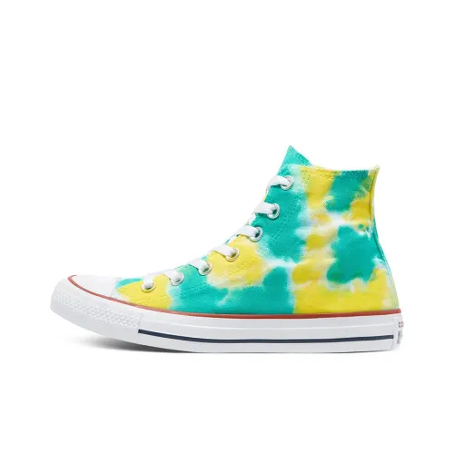 Converse Chuck Taylor All Star Hi High Топ Кеды Унисекс Мятно-зеленый Желтый