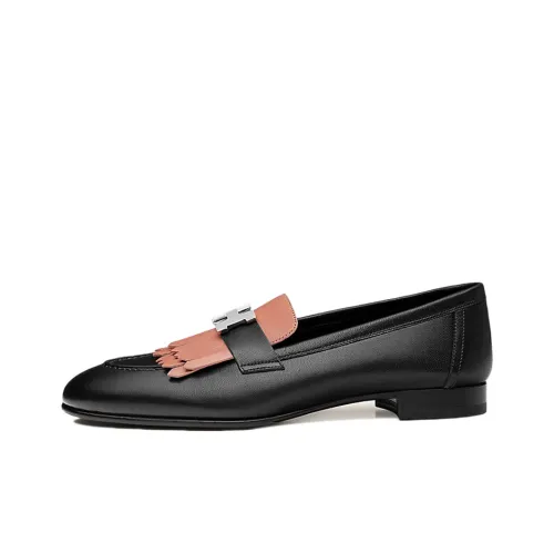 HERMES Королевский Loafer Повседневная обувь Женские Черный Коричневый