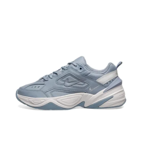 Nike M2K Tekno Shock Absorbers Slip-Resistant Low Top Footwear Women's Light Blue Найк M2K Tekno Shock Absorbers противоскользящие низкие топ кроссовки женские светло-голубые