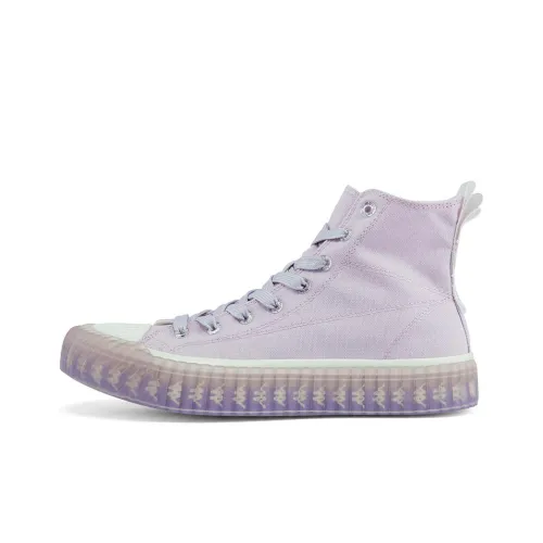 KAPPA Износостойкие высокие кеды женские цвет ирис фиолетовый