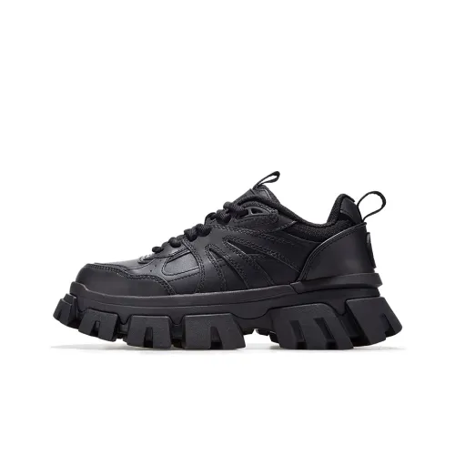 Палладий Low Top Черные Мужские Кроссовки с Толстой Подошвой