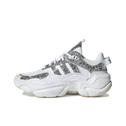 Adidas Originals Magmur Runner Дышащий MID Топ Толстая подошва Кроссовки Женские Белые