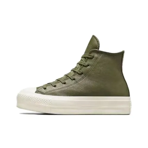 Converse Chuck Taylor All Star High Топ Кеды Женские Белые Зеленые