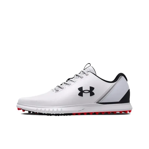 Under Armour Charged Медаль Spikeless Low Топ Обувь для гольфа Мужская Белая