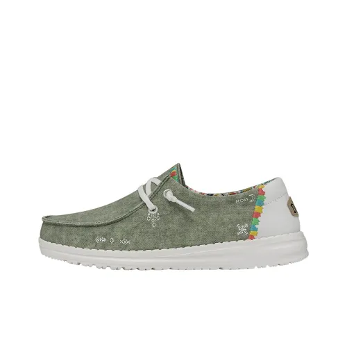 Heydude Женские повседневные туфли Low Top Olive Women's