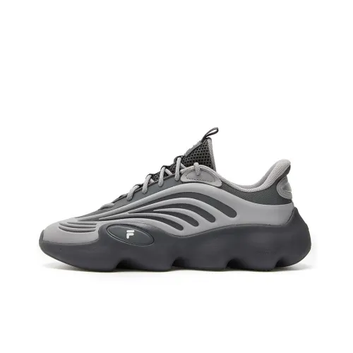 FILA FUSION Ray 3 Radiation RAY3 Low Топ Толстоподошвенные кроссовки Мужской Черный Серый