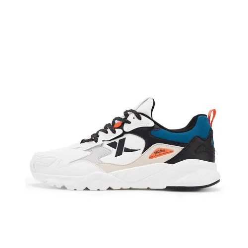 XTEP Slip-resistant Abrasion-resistant Shock-absorbing Lightweight Low-top Footwear Men's White Black Blue XTEP Противоскользящий Устойчивый к истиранию Амортизирующий Легкий Низкий верх Обувь Мужская Белый Черный Синий