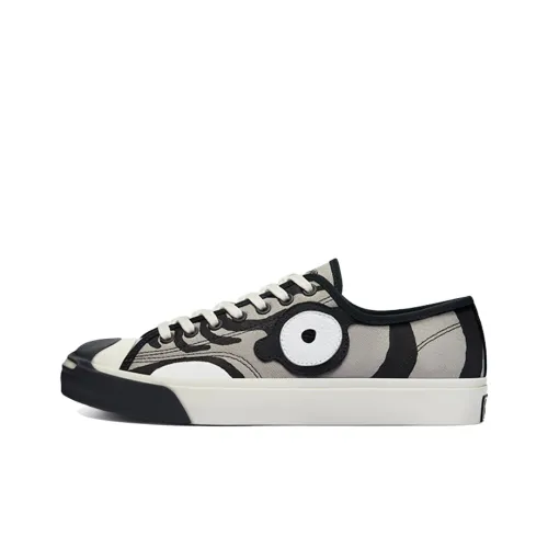 SOULGOODS x Converse Jack Purcell Износостойкий и Легкий Низкий Топ Кеды Унисекс Серый
