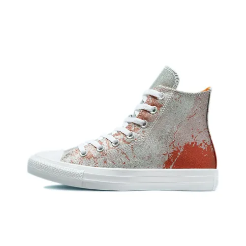 Converse Chuck Taylor All Star High Топ Кеды Женские Серебряные Красные