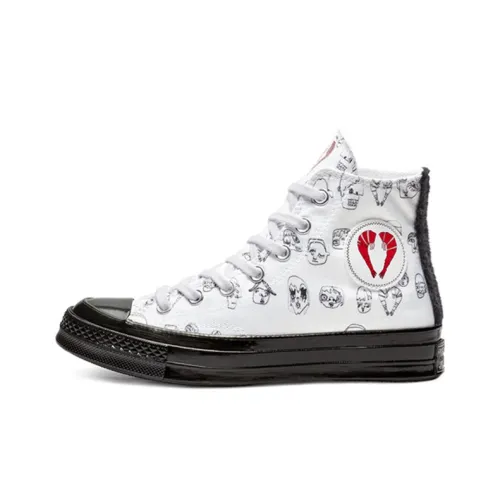 Converse 1970s High Top Canvas Shoes Women's Black White Конверс 1970s Высокие Кеды Женские Черный Белый