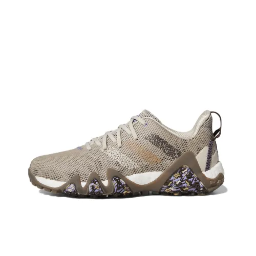 Adidas CodeChaos 22 Spikeless Устойчивый к истиранию Дышащая Низкий Топ Обувь для гольфа Мужская Светло-коричневая