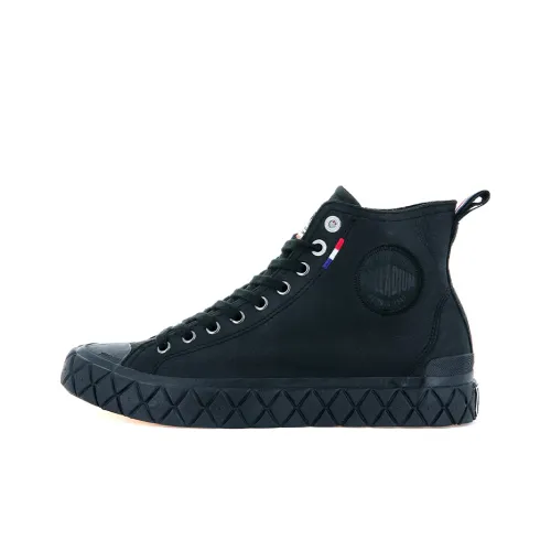 Палладий Palla Ace MID Кожа Ul Противоскользящий Устойчивый к износу Дышащий Высокий Топ Обувь Унисекс Черный