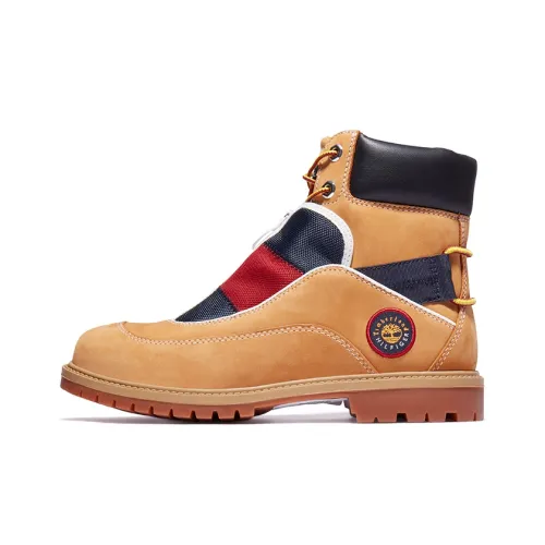 Timberland Heritage Collection Рабочие ботинки Crew устойчивые к истиранию женские цвет земляной желтый