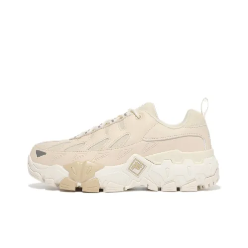 FILA RAID LOW Топ Толстая подошва Кроссовки Унисекс Розовый Корейский стиль