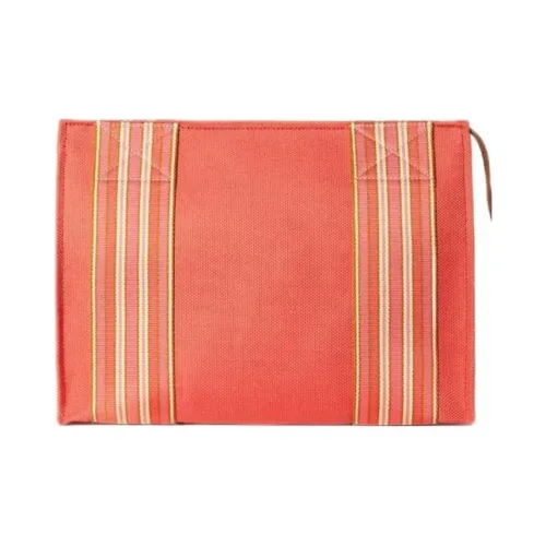 Loro Piana Хлопок Linen Clutch Женские Pink