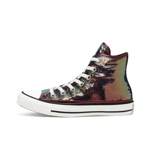 Converse Chuck Taylor All Star Блестки High Топ Кеды Женские Градиент Черный