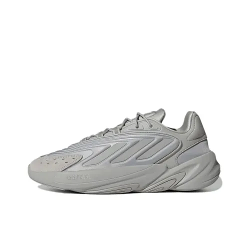 Adidas Originals Ozelia Shock Absorbers Slip-Resistant Low Top Footwear Cushioned Slippers Unisex Silver Gray Adidas Originals Ozelia Shock Absorbers Slip-Resistant Низкие Кроссовки с Амортизацией и Стельками Унисекс Серебристо-Серый