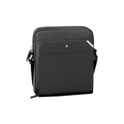 MONTBLANC Корова Кожа Доска для ноутбука Сумка через плечо Сумка на плечо Мужская Черная