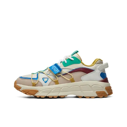 FILA FUSION Series Skyrunner Амортизация Устойчивый к истиранию Дышащий Низкий Топ Подошва Кроссовки Мужские Многоцветные